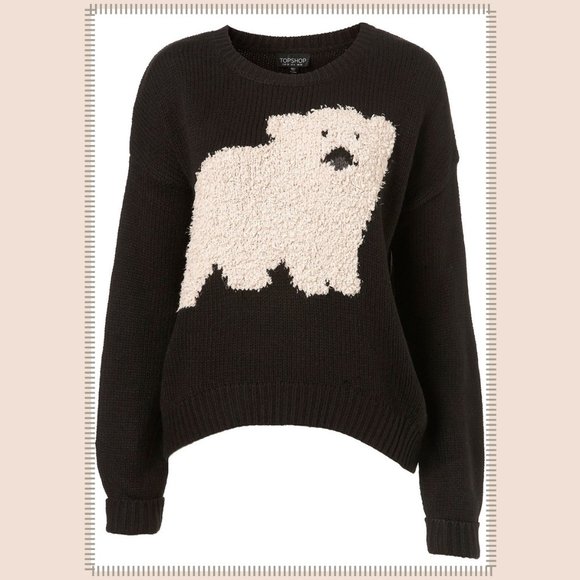 Topshop Sweaters - Cozy Polarbear Knit Jumper